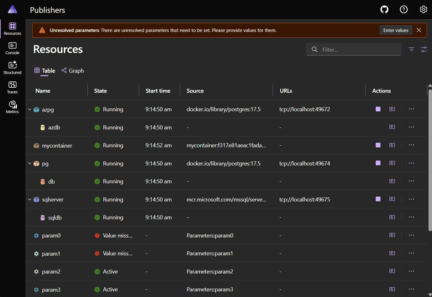 Recording of using the interaction service in the dashboard.